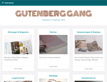 Tablet Screenshot of gutenberg-gang.com
